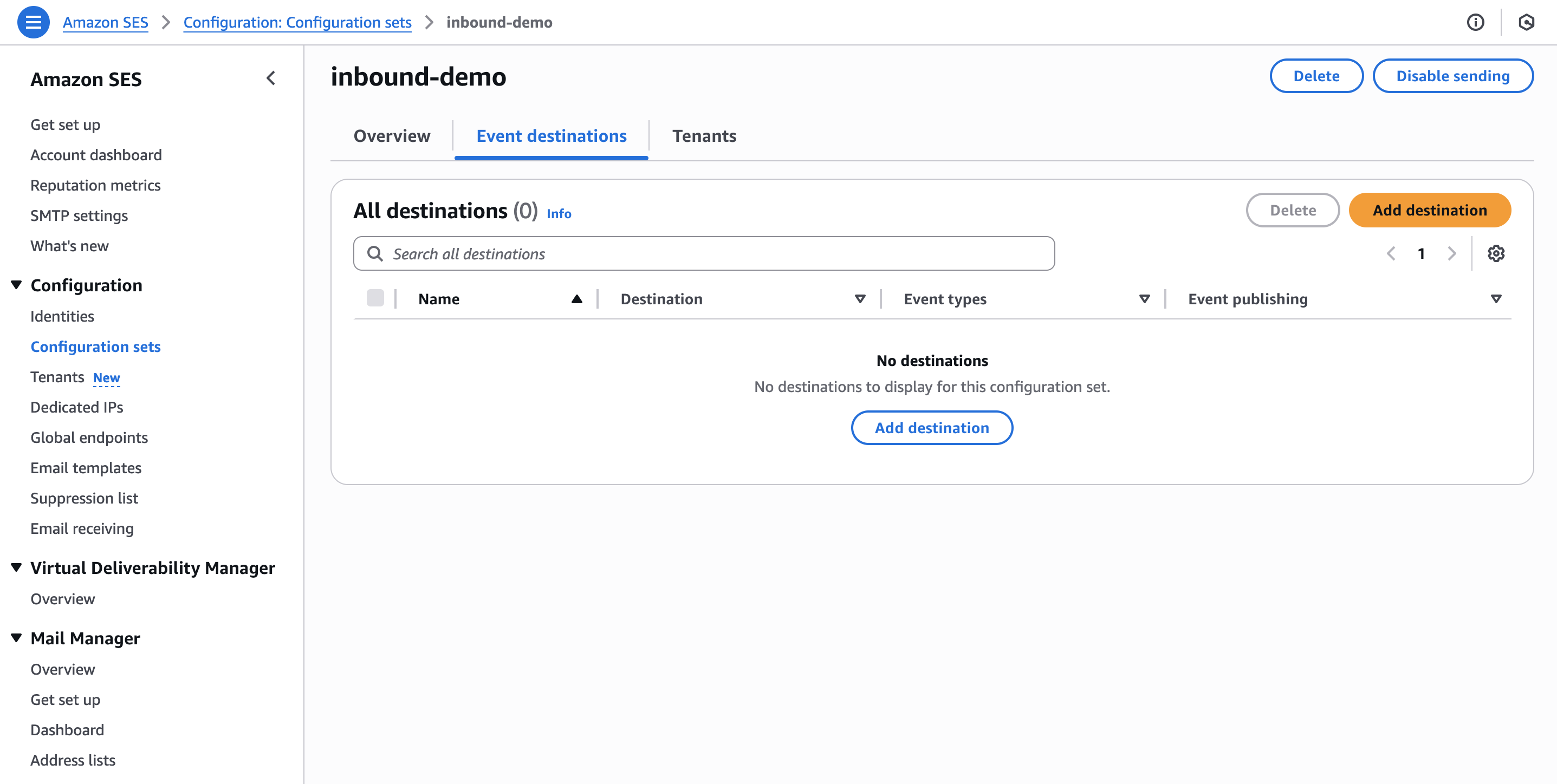 Add destination